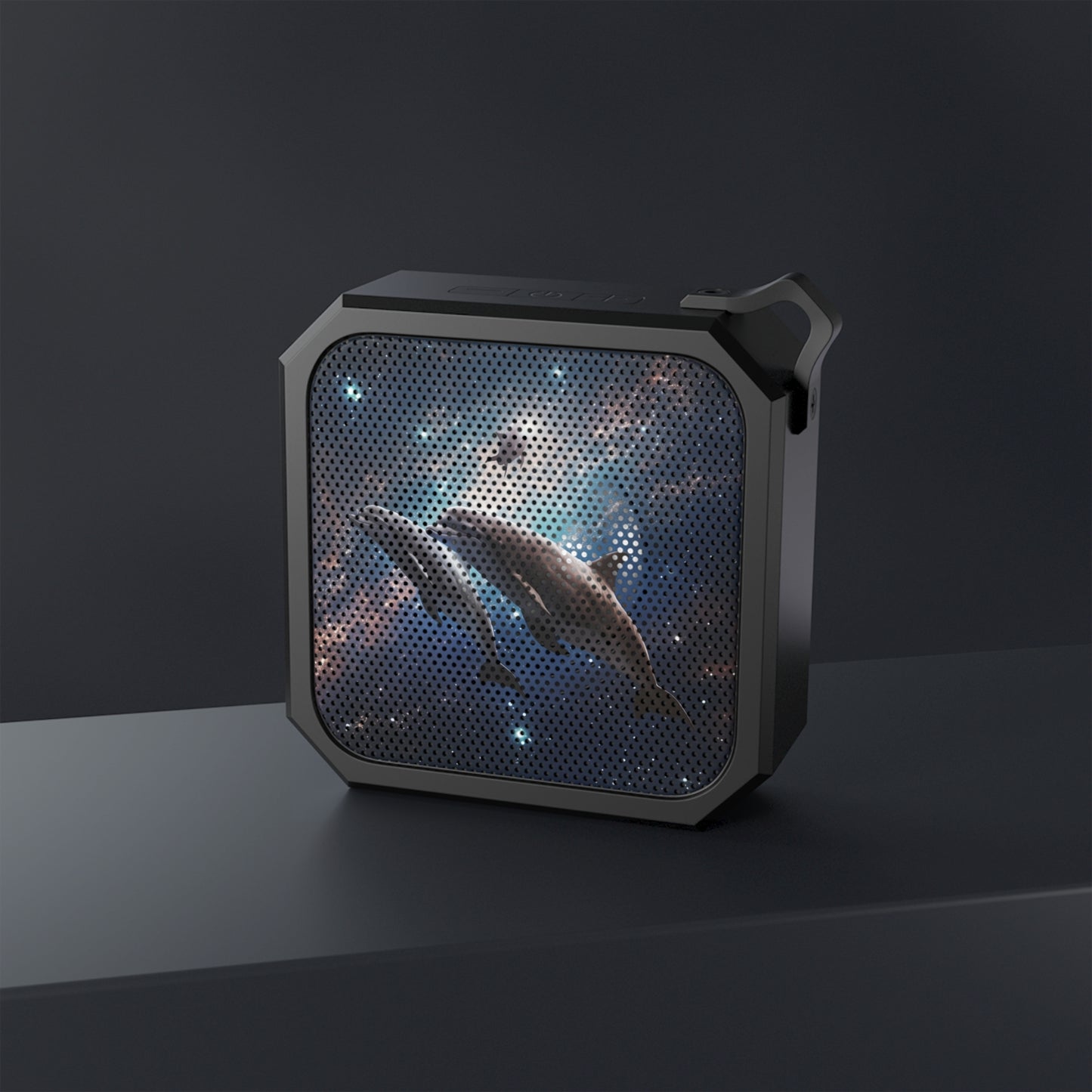 Dolphins in Space Blackwater Outdoor Bluetooth Speaker