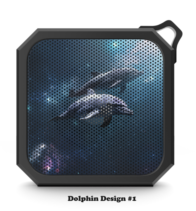 Dolphins in Space Blackwater Outdoor Bluetooth Speaker