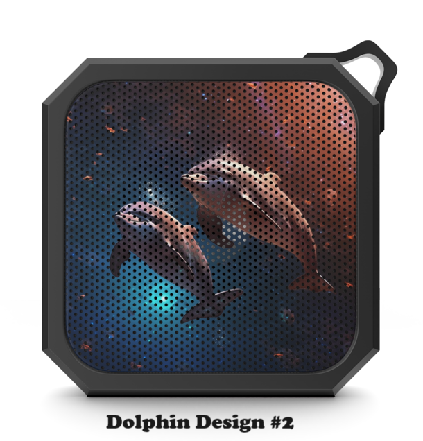 Dolphins in Space Blackwater Outdoor Bluetooth Speaker