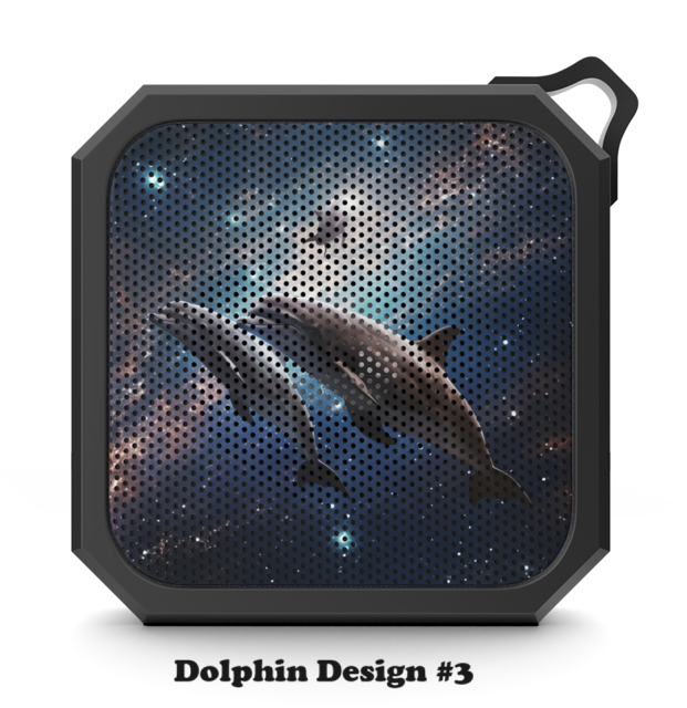 Dolphins in Space Blackwater Outdoor Bluetooth Speaker