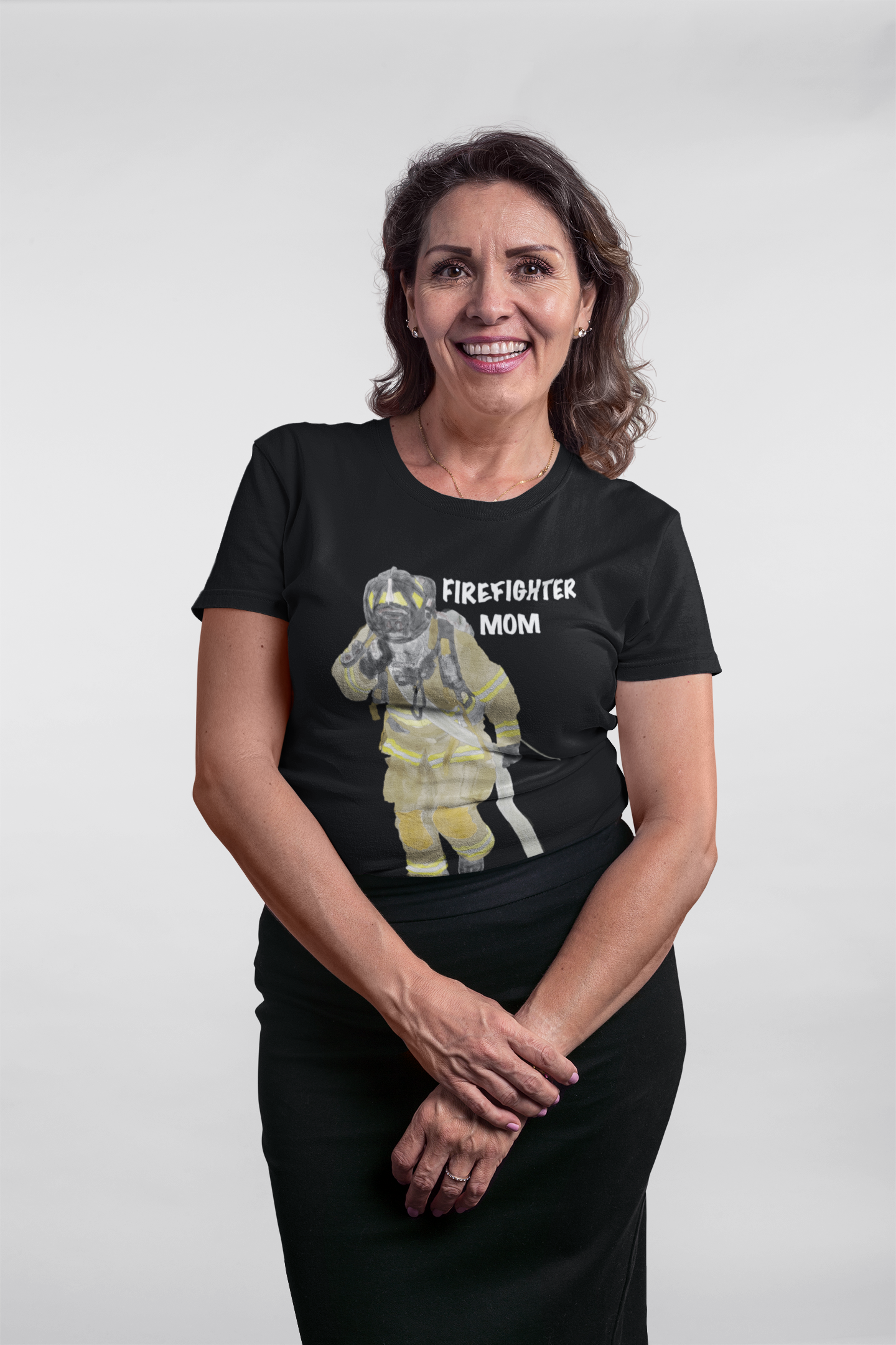 Firefighter Mom Unisex Jersey Short Sleeve Tee | Mother of Fireman Gift | Firemen Moms Mothers