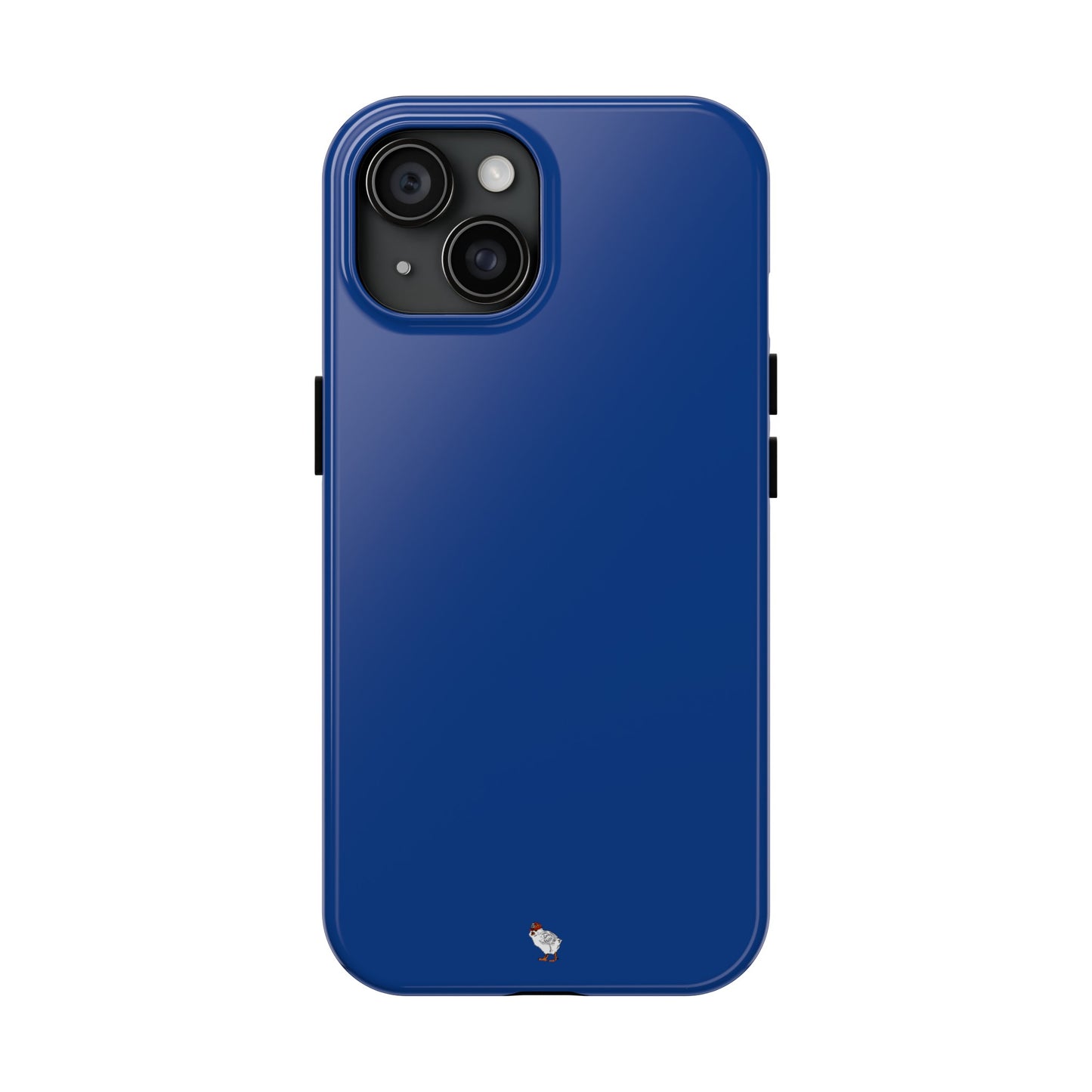 Firechick Designs iPhone 15, 15 Pro, 15 Plus, 15 Pro Max Cases, Dark Blue, Polycarbonate/TPU, 2-Piece Design, Impact Resistant, Wireless Charging Compatible