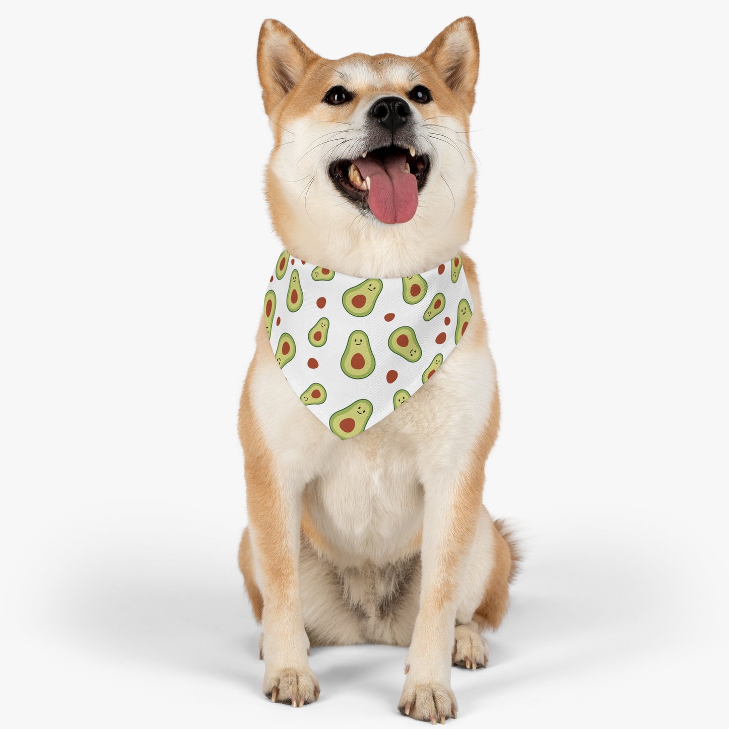 Avocado Pet Bandana Collar |  Collar and Scarf set | Cool Fun Dog Cat Scarf Puppy Kitten Canine Feline Accessories